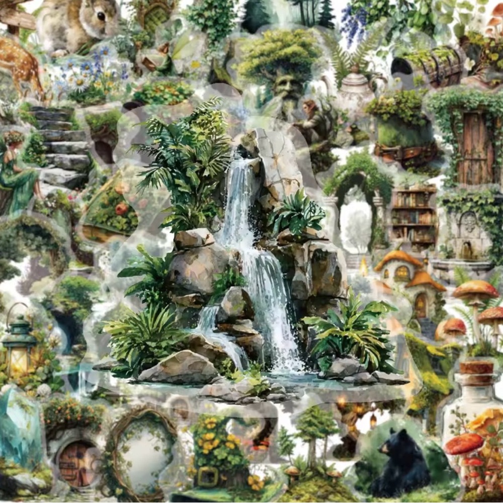 50 Mystical Forest Stickers